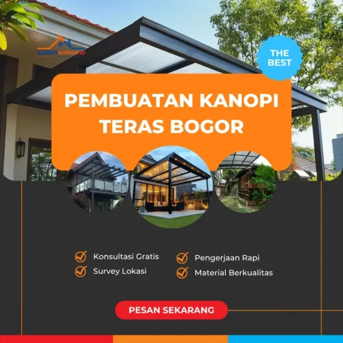 Pembuatan Kanopi Teras Bogor
