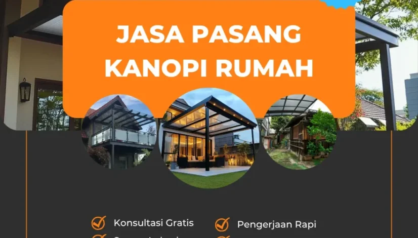 Jasa Pasang Kanopi Rumah