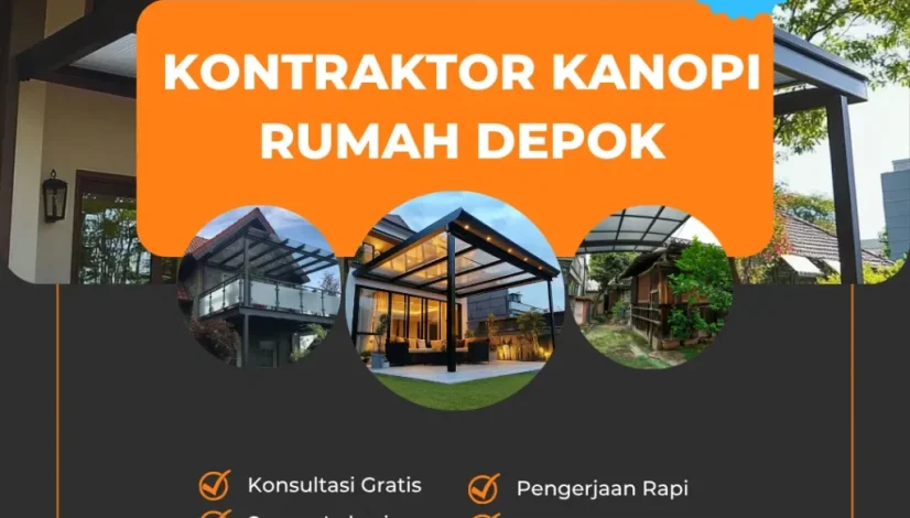 Kontraktor Kanopi Rumah Depok