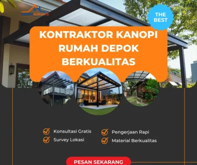 Kontraktor Kanopi Rumah Depok Berkualitas