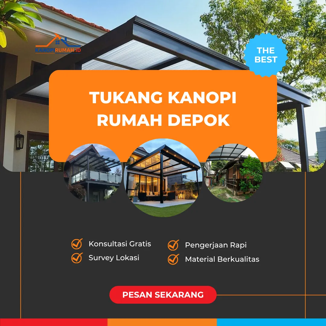 Tukang Kanopi Rumah Depok