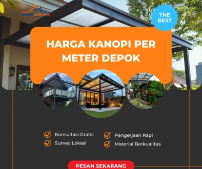 Harga Kanopi Per Meter Depok